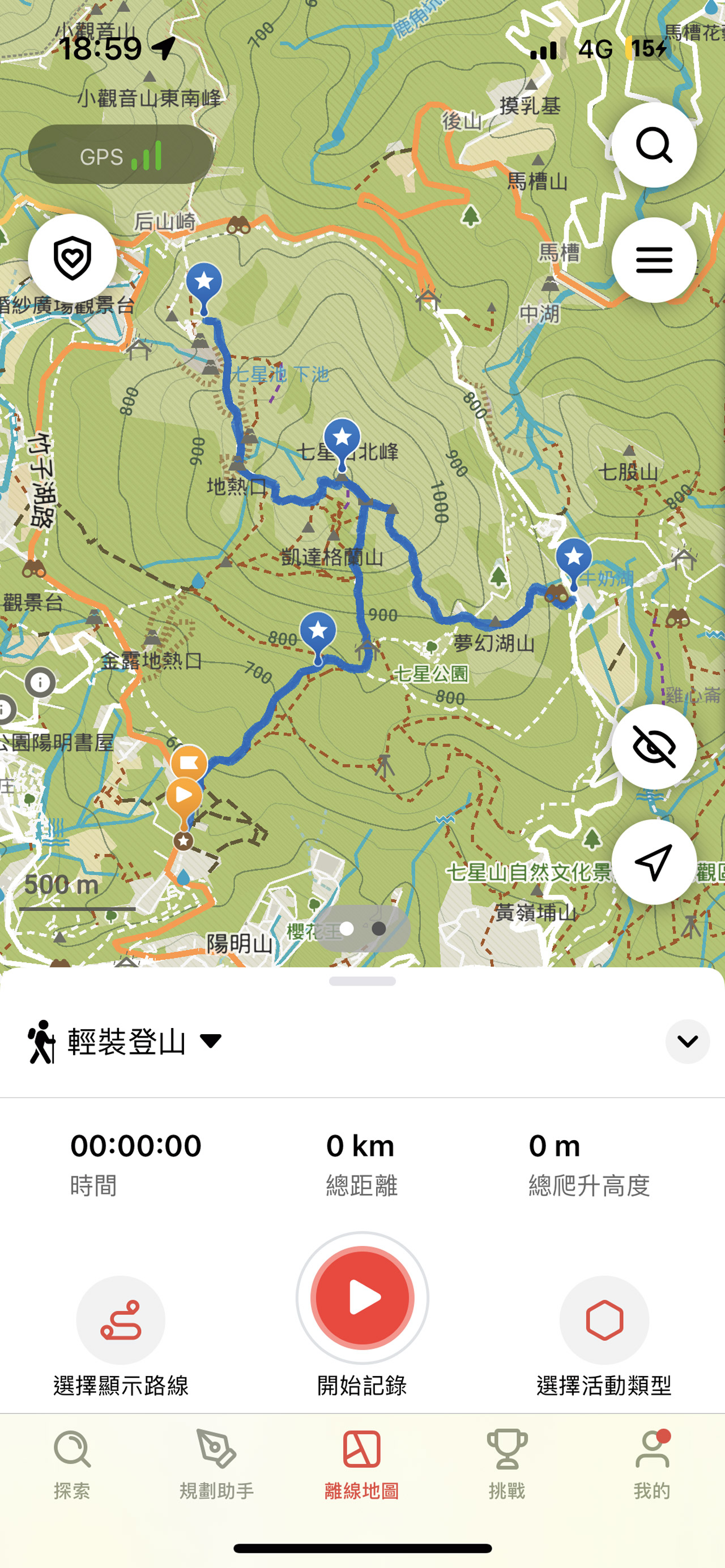 離線地圖對於登山者至關重要。Hikingbook提供