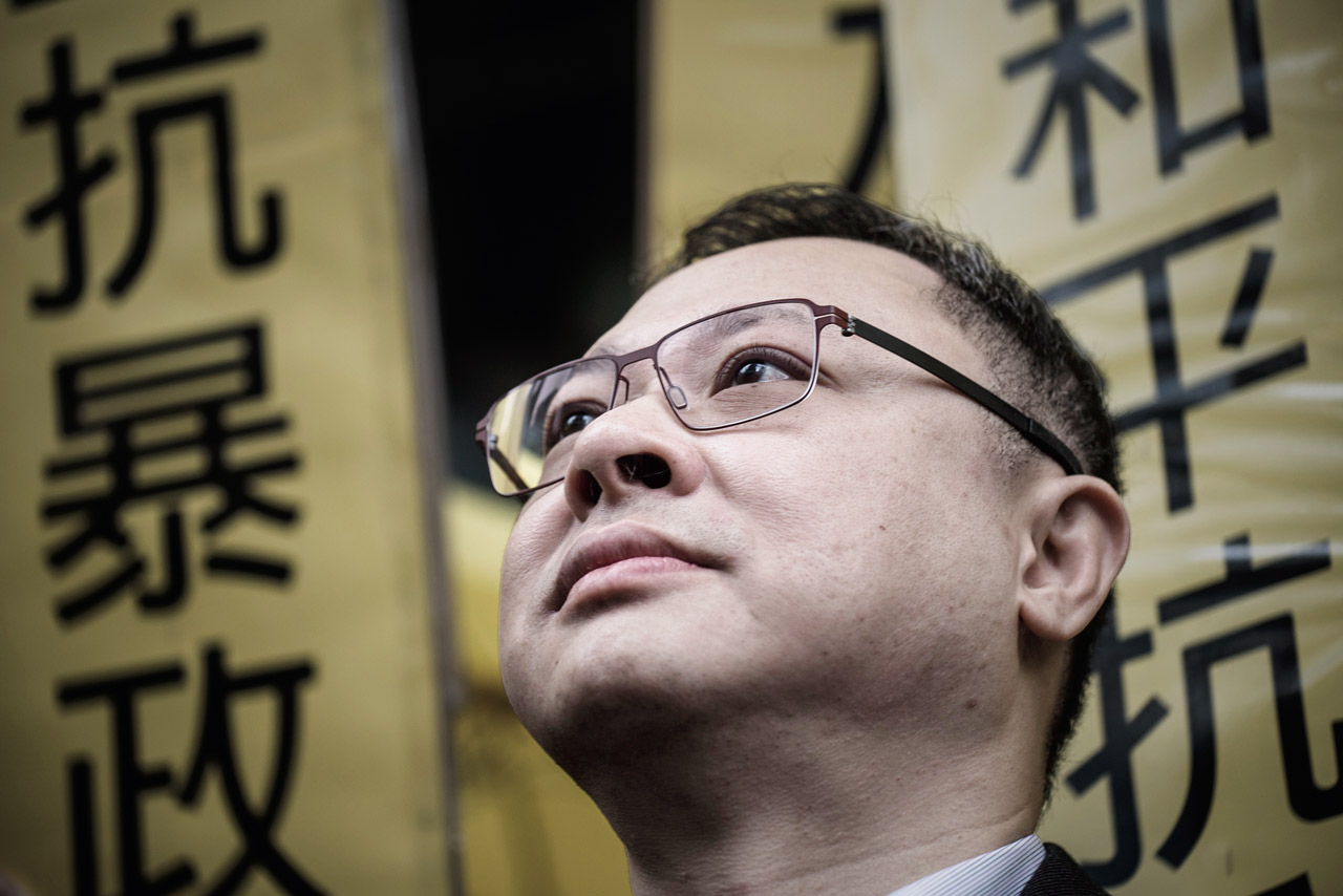 11月19日，香港西九龍法院對香港45位民主派人士判以重刑，原香港大學法律學院副教授戴耀廷是「首犯」，判刑10年。Getty Images